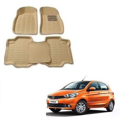 KBTR Plastic 3D Mat For  Tata Tiago(Beige)