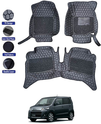 MATIES Leatherite 8D Mat For  Maruti Suzuki WagonR Stingray(Black)