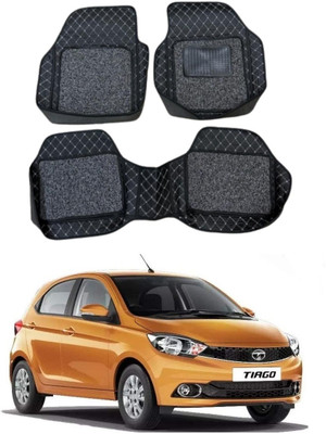 ARNEJA Leatherite 7D Mat For  Tata Tiago(Black)