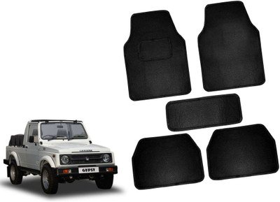 AUTO PEARL Polyester Standard Mat For  Maruti Gypsy MG-410(Black)