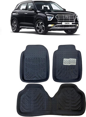 arneja trading company Polyutherine 3D Mat For  Hyundai Creta(Black)