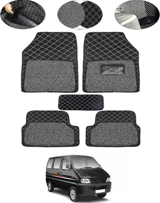 MSNP Leatherite 7D Mat For  Eeco(Black)
