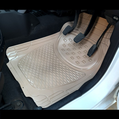 COSMOGEAR PVC Standard Mat For  Universal For Car(Beige)