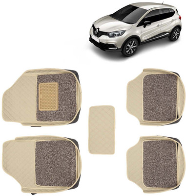 Kingsway Leatherite 7D Mat For  Renault Captur(Beige)