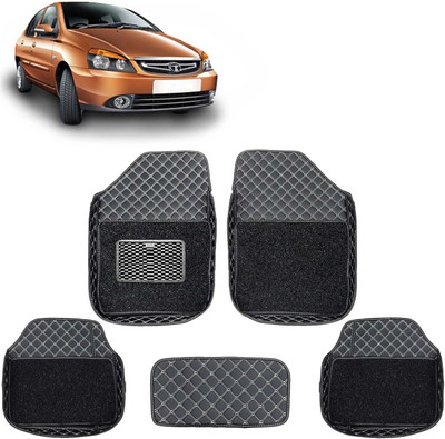VIAZ VENTURES Leatherite 7D Mat For  Tata Indigo CS(Black)