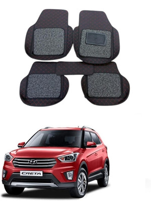 arneja trading company Leatherite 7D Mat For  Hyundai Creta(Black)