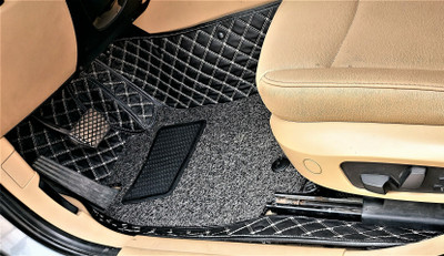 VIAZ VENTURES Leatherite 7D Mat For  Mahindra Vitara Brezza(Black)