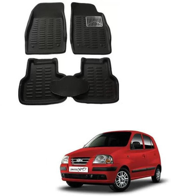 arneja trading company Polyutherine 3D Mat For  Hyundai Santro Xing(Black)