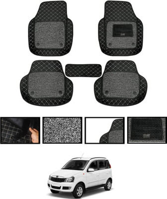AYW Leatherite 7D Mat For  Mahindra Quanto(Black)