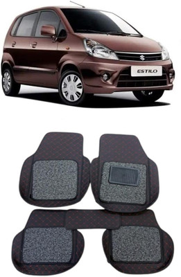 Arnejaa Leatherite 7D Mat For  Maruti Suzuki Zen Estilo(Red, Black)