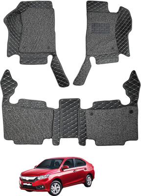 Auto Hub Leatherite 7D Mat For  Hyundai Aura(Black)