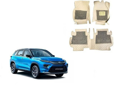 Autorepute Leather 7D Mat For  Toyota Urban Cruiser Hyryder(Beige)