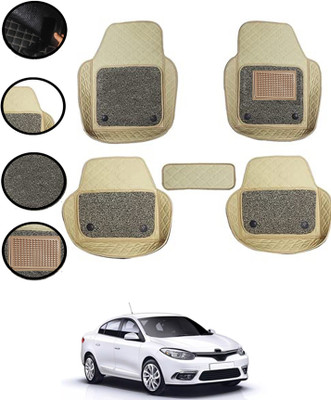 AYW Leatherite 7D Mat For  Renault Fluence(Beige)