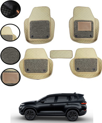 MSNP Leatherite 7D Mat For  Tata Safari(Beige)
