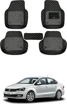 AYW Leatherite 7D Mat For  Volkswagen Vento(Beige)