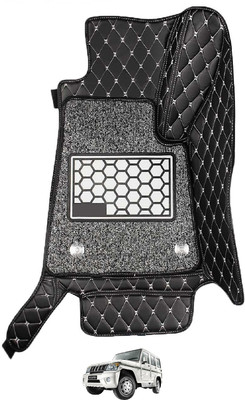 Euro Care Leatherite 7D Mat For  Mahindra Bolero(Black)