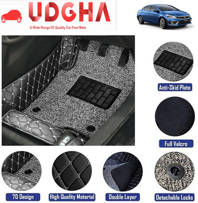 UDGHA Leatherite 7D Mat For  Maruti Suzuki Ciaz(Black)