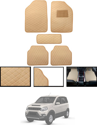 MATIES Leatherite Standard Mat For  Mahindra Nuvosport(Beige)