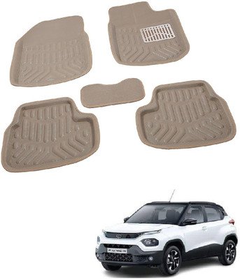 ROSHNEER ENTERPRISES PVC 3D Mat For  Tata Punch(Beige)