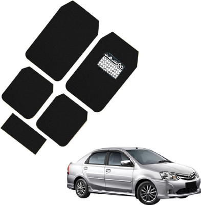 INSURE AUTOMOTIVE PVC Standard Mat For  Toyota Etios(Black)