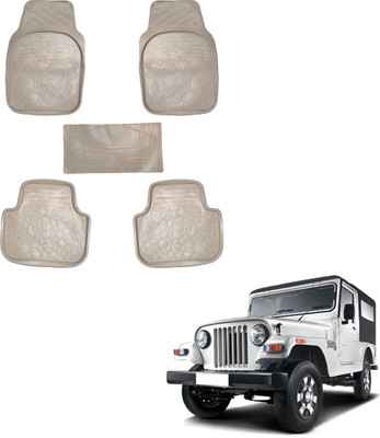 SS FOR YOUR SMART NEEDS Vinyl Standard Mat For  Mahindra Thar(Beige)