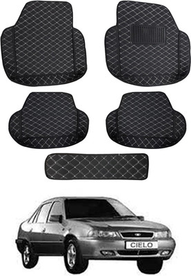 MATIES Leatherite 7D Mat For  Daewoo Cielo(Black)
