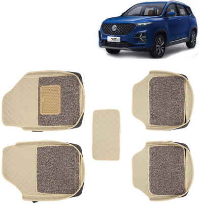 Kingsway Leatherite 7D Mat For  MG Hector Plus(Beige)