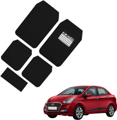 INSURE AUTOMOTIVE PVC Standard Mat For  Hyundai Xcent(Black)