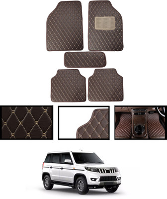 ABJD Leatherite Standard Mat For  Mahindra Bolero Neo(Brown)
