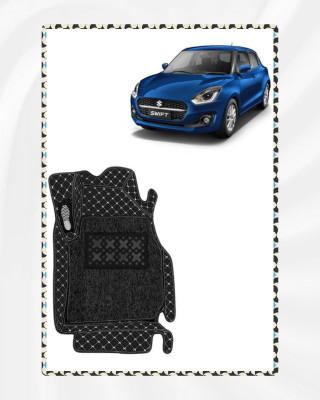 KUNTAIL A Leather 7D Mat For  Maruti Suzuki Swift(Black)