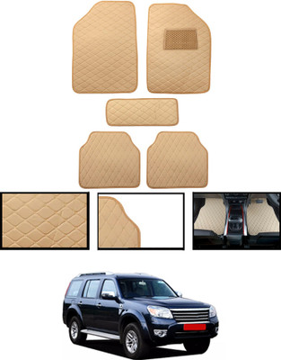 CCMM Leatherite Standard Mat For  Ford Universal For Car(Beige)