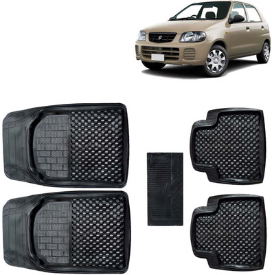 Kingsway PVC Tray Mat For  Maruti Suzuki Alto 800(Black)