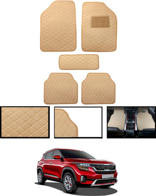 CCMM Leatherite Standard Mat For  Kia Seltos(Beige)