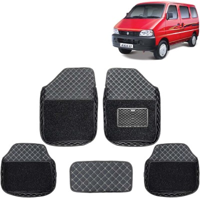 Kingsway Leatherite 7D Mat For  Maruti Suzuki Eeco(Black)