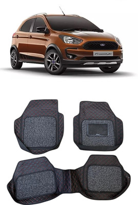 Arnejas Leatherite 7D Mat For  Ford Freestyle(Red, Black)