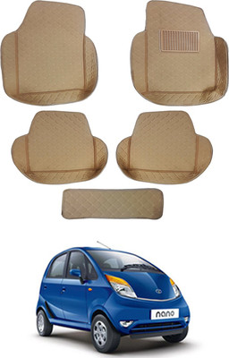 MATIES Leatherite 7D Mat For  Tata Nano(Beige)