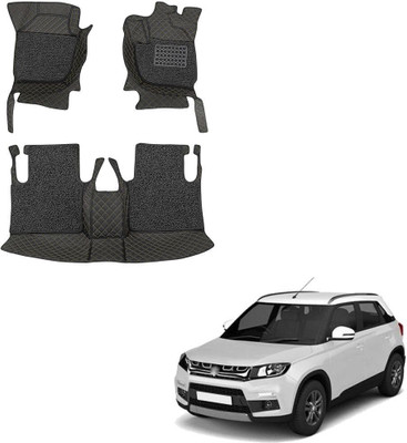 TOFIT ENTERPRISE Leatherite 7D Mat For  Maruti Vitara Brezza(Black, Beige)