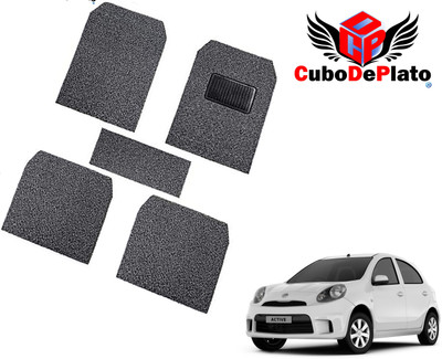 CuboDePlato PVC, Nylon Standard Mat For  Nissan Micra Active(Grey)