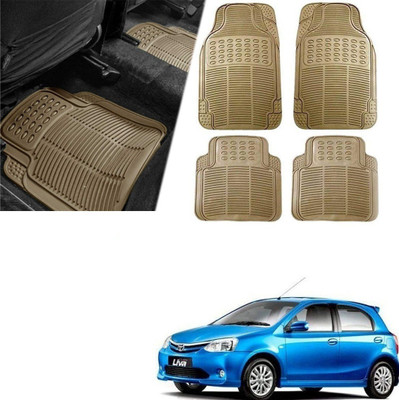Znee Smart Rubber Standard Mat For  Universal For Car(Beige)