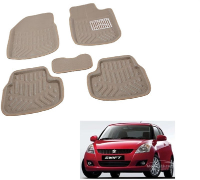 ROSHNEER ENTERPRISES PVC 3D Mat For  Maruti Swift(Beige)