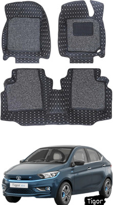 FF TRADERS Leatherite 7D Mat For  Tata Tigor(Black, Silver)