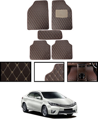 MSNP Leatherite Standard Mat For  Toyota Altis(Brown)