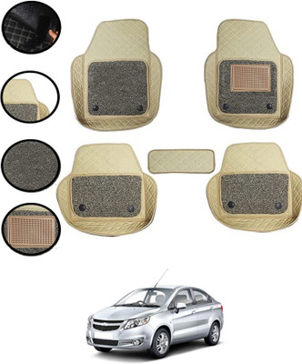 AYW Leatherite 7D Mat For  Chevrolet Sail(Beige)