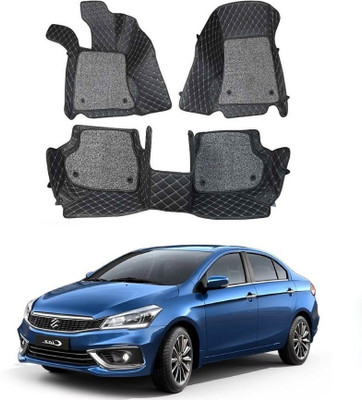 VIAZ VENTURES Leatherite 7D Mat For  Maruti Suzuki Ciaz(Black)