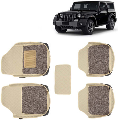 Kingsway Leatherite 7D Mat For  Mahindra Thar(Beige)