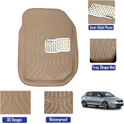 MATIES Plastic 3D Mat For  Fabia(Beige)