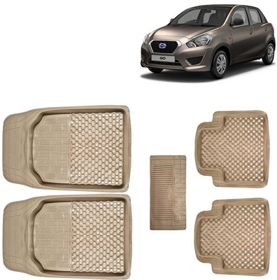 Kingsway PVC Tray Mat For  Datsun Go(Beige)