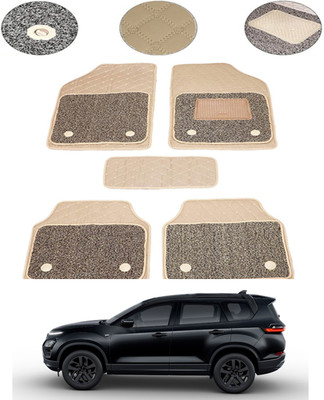 MSNP Leatherite 7D Mat For  Tata Safari(Beige)