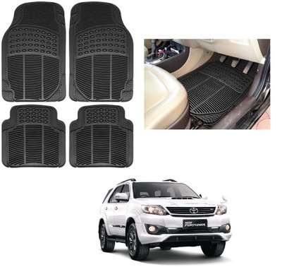 ROSHNEER ENTERPRISES Rubber Standard Mat For  Toyota Fortuner(Black)