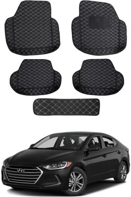 MATIES Leatherite 7D Mat For  Hyundai Elantra(Black)